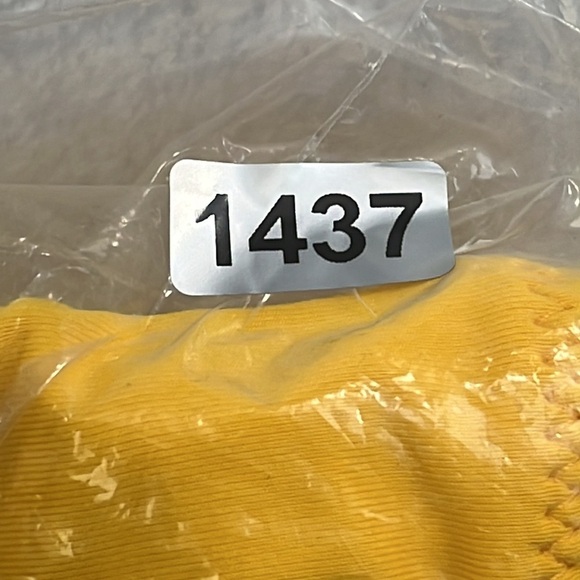 NWT Andie Swim Yellow L The Marina Top SUNB Racerback Swimsuit Top - Picture 11 of 11